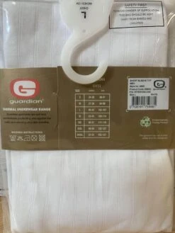 Guardian Men's Short Sleeve Top Ribbed Thermal White -Casa Moda Store guardian mens short sleeve top ribbed thermal white northern ireland belfast lisburn 871