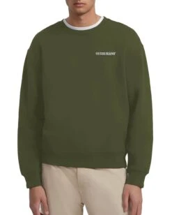 Guess Mens American Tradition Crew Neck Sweatshirt Olive -Casa Moda Store guess mens american tradition crew neck sweatshirt olive northern ireland belfast lisburn 861