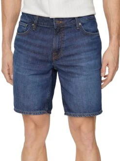 Guess Mens Angels Jean Shorts Barbuda Blue