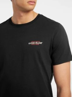 Guess Mens CN Slim American Tradition T-Shirt Black -Casa Moda Store guess mens cn slim american tradition t shirt black northern ireland belfast lisburn 800