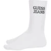 Guess Mens Crew Sports Socks 1 Pack White