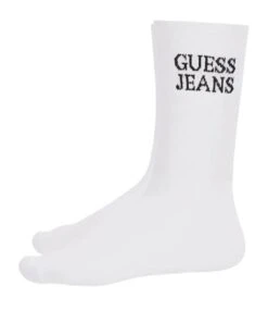 Guess Mens Crew Sports Socks 1 Pack White