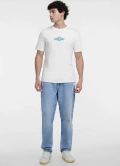 Guess Mens Embroidered Logo T-Shirt White -Casa Moda Store guess mens embroidered logo t shirt white northern ireland belfast lisburn 259