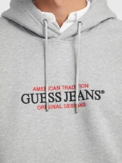 Guess Mens GJ American Tradition Hoodie Medium Grey Heather -Casa Moda Store guess mens gj american tradition hoodie medium grey heather northern ireland belfast 687