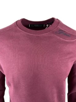 Guess Mens Inserted W Logo Crew Neck Sweatshirt Burgundy -Casa Moda Store guess mens inserted w logo crew neck sweatshirt burgundy northern ireland belfast lisburn 950