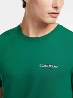 GUESS Mens Slim American Tradition T-Shirt Eternal Green -Casa Moda Store guess mens slim american tradition t shirt eternal green northern ireland belfast lisburn 790