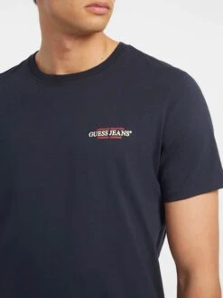 GUESS Mens Slim American Tradition T-Shirt Navy -Casa Moda Store guess mens slim american tradition t shirt navy northern ireland belfast lisburn 571