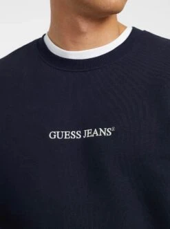 Guess Mens Slim Embroidered Logo Sweatshirt Navy -Casa Moda Store guess mens slim embroidered logo sweatshirt navy northern ireland belfast lisburn 899