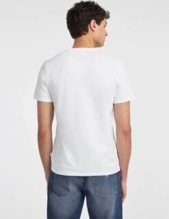 Guess Mens Slim Embroidered Logo T-Shirt White -Casa Moda Store guess mens slim embroidered logo t shirt white northern ireland belfast lisburn 353