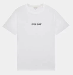 Guess Mens Slim Embroidered Logo T-Shirt White -Casa Moda Store guess mens slim embroidered logo t shirt white northern ireland belfast lisburn 952