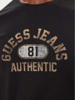 GUESS Mens Slim GJ Authentic T-Shirt Black -Casa Moda Store guess mens slim gj authentic t shirt black northern ireland belfast lisburn 548