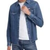 GUESS Mens Slim Long Sleeve Denim Shirt Blue 2 GUESS Mens Slim Long Sleeve Denim Shirt Blue -Casa Moda Store guess mens slim long sleeve denim shirt blue northern ireland belfast lisburn 929