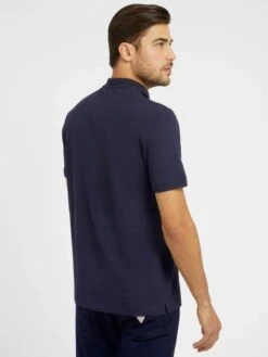 Guess Mens SS Polo Shirt Navy/ Blue Stripe -Casa Moda Store guess mens ss polo shirt navy blue stripe northern ireland belfast lisburn 915