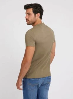Guess Mens SS Triangle Logo T-Shirt Olive Green -Casa Moda Store guess mens ss triangle logo t shirt olive green northern ireland belfast lisburn 920