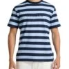 Guess Mens Striped Logo T-Shirt Blue -Casa Moda Store guess mens striped logo t shirt blue northern ireland belfast lisburn 404