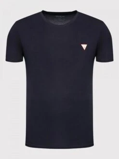 Guess Men's T-Shirt Core Logo Basic Triangle Logo Navy -Casa Moda Store guess mens t shirt core logo basic triangle navy northern ireland belfast lisburn 117