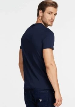 Guess Men's T-Shirt Original Triangle Logo Navy -Casa Moda Store guess mens t shirt original triangle logo navy northern ireland belfast lisburn 265