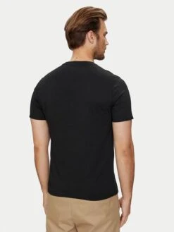 Guess SS Crew Neck Slim Logo T-Shirt Black -Casa Moda Store guess ss crew neck slim logo t shirt black northern ireland belfast lisburn 635