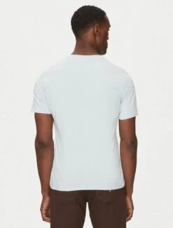 Guess SS Crew Neck Slim Logo T-Shirt Light Blue -Casa Moda Store guess ss crew neck slim logo t shirt light blue northern ireland belfast lisburn 153