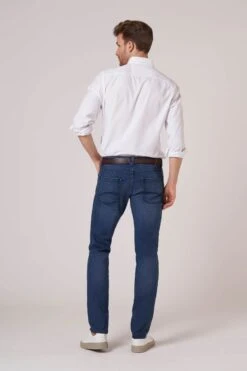 Hattric Men's 5 Pocket Harris Slim Stretch Jeans 688495 9690 47 Blue -Casa Moda Store hattric mens 5 pocket harris slim stretch jeans 688495 9690 47 blue northern ireland 189