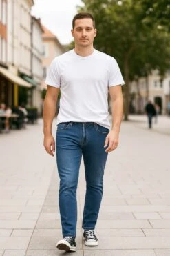 Hattric Mens Harris Slim Stretch Jeans Light Blue -Casa Moda Store hattric mens harris slim stretch jeans light blue northern ireland belfast lisburn 321