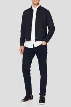 Hattric Men's Jeans Harris Slim Leg Stretch 688495 Raw Dark Blue -Casa Moda Store hattric mens jeans harris slim leg stretch 688495 raw dark blue northern ireland belfast 902