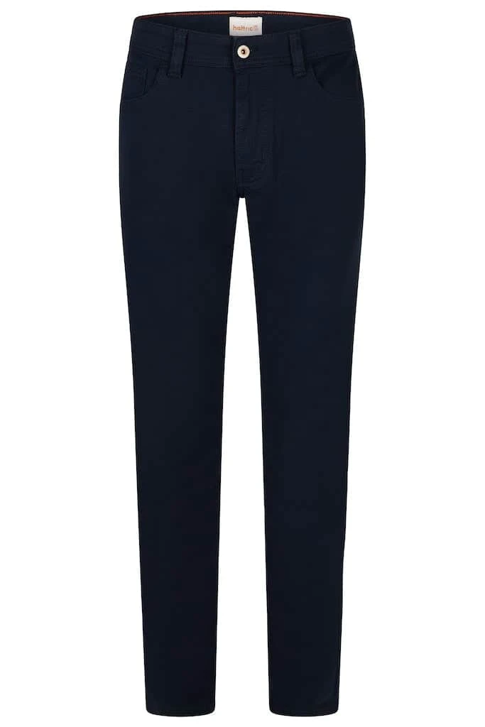 Hattric Men's Trousers Harris Stretch 688455 Cosy Structure Navy 3 Hattric Men's Trousers Harris Stretch 688455 Cosy Structure Navy