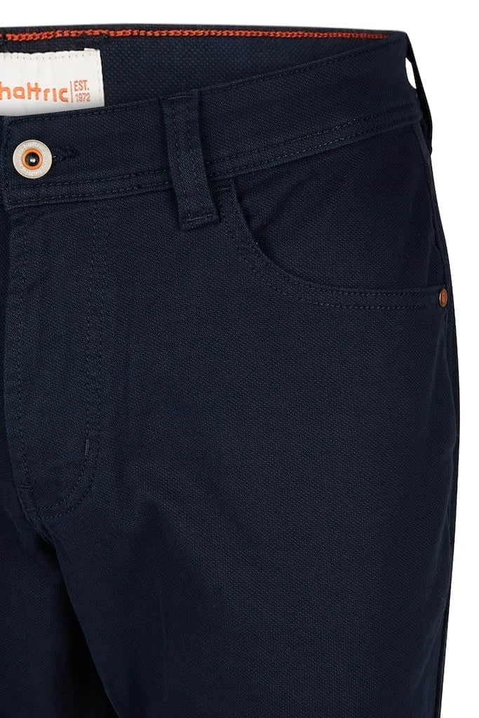 Hattric Men's Trousers Harris Stretch 688455 Cosy Structure Navy 6 Hattric Men's Trousers Harris Stretch 688455 Cosy Structure Navy - Image 4