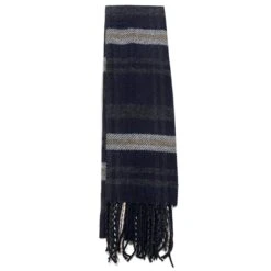 Hawkins Scarf - Navy Check