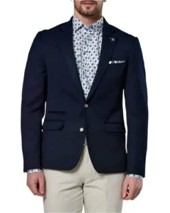 Herbie Frogg London City Blazer Sports Jacket Navy