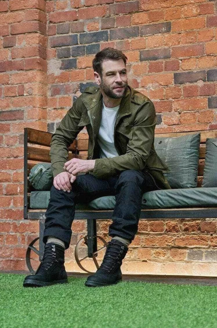 HJ Hall Commando Outdoor Woolrich Socks Black 7 HJ Hall Commando Outdoor Woolrich Socks Black - Image 5