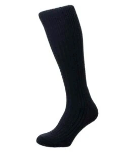 HJ Hall Commando Outdoor Woolrich Socks Navy