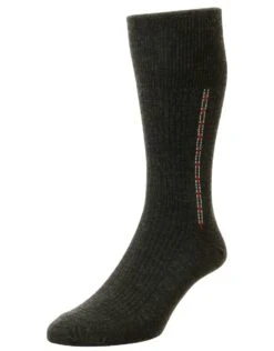 HJ Hall Fancy Panel HJ44 Fancy Panel Half Hose Classic Sock