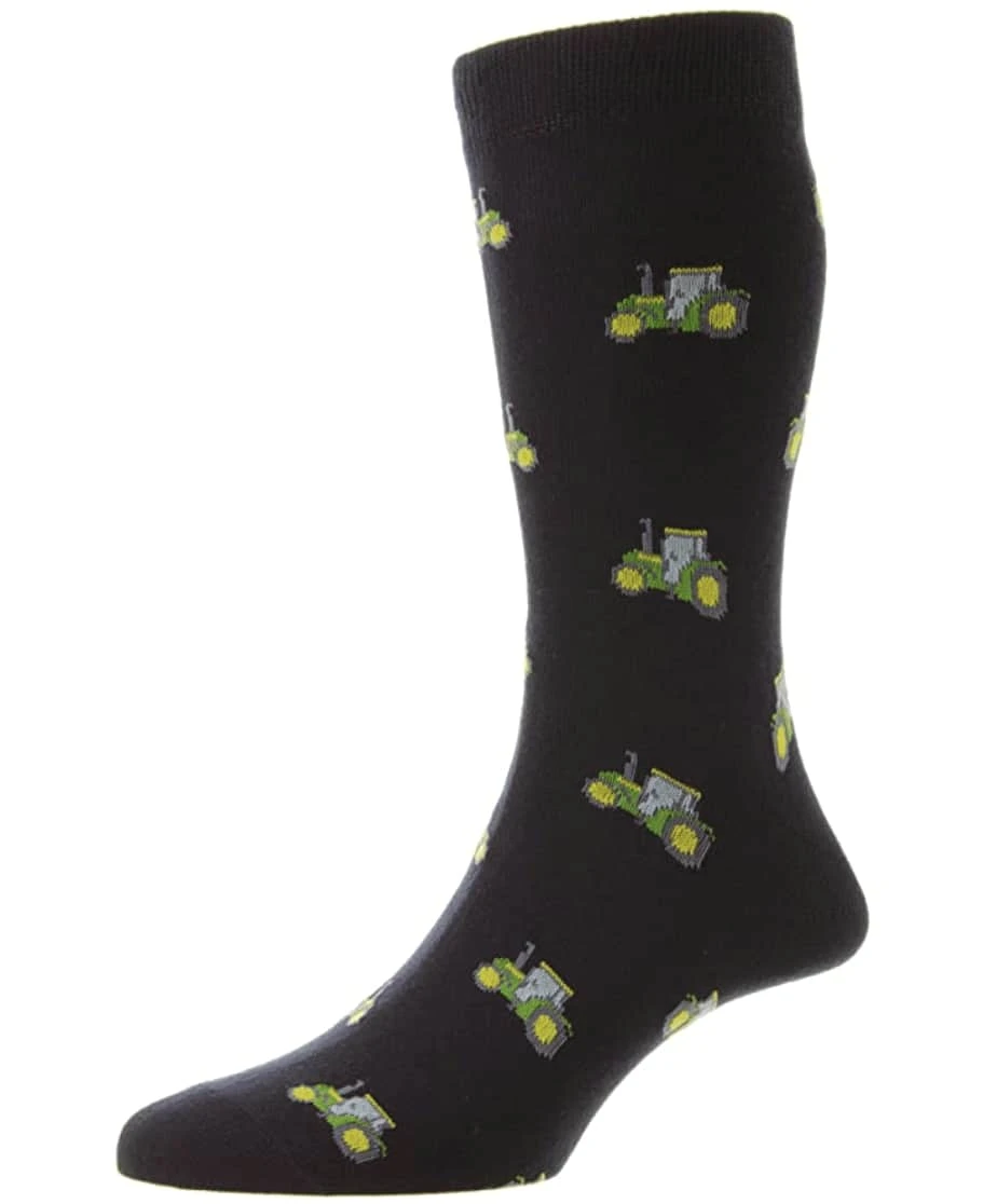 HJ Hall HJ61 Cotton Rich Tractor Design Socks UK 6-11 5 HJ Hall HJ61 Cotton Rich Tractor Design Socks UK 6-11 - Image 3