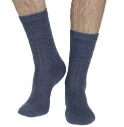 HJ Hall Thermal Softop Wool Socks - 1 Pair - Slate Blue -Casa Moda Store hj hall thermal softop wool socks 1 pair slate blue northern ireland belfast lisburn 637