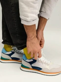 HOFF Mens Cusco Trainers Beige/Navy -Casa Moda Store hoff mens cusco trainers beige navy northern ireland belfast lisburn 284