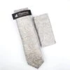 Knightbridge Tie & Pocket Square Set Silver/Beige Paisley -Casa Moda Store knightbridge tie pocket square set silver beige paisley northern ireland belfast lisburn 862
