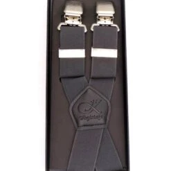 Knightsbridge Mens Braces Grey