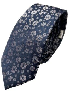 Knightsbridge Neckwear Floral Navy/Pink