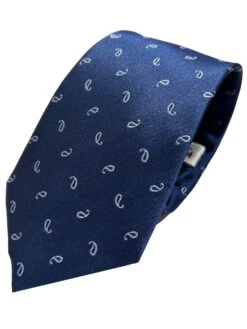 Knightsbridge Neckwear Tie MWY311648-4 Paisley Navy/Blue