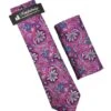 Knightsbridge Tie & Pocket Square Set Fuchsia Pink/Navy -Casa Moda Store knightsbridge tie pocket square set fuchsia pink navy northern ireland belfast lisburn 464