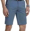 LCDN Men's Chino Shorts Stretch Fit Blue