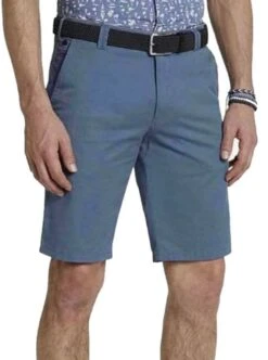 LCDN Men's Chino Shorts Stretch Fit Blue