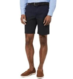 LCDN Men's Stretch Chino Shorts Navy