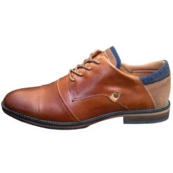 Lloyd & Pryce Mens Bazan Umber Tan Leather Shoes