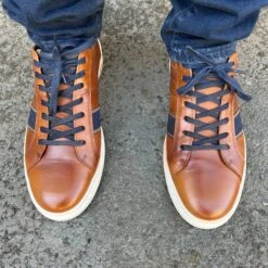 Lloyd & Pryce Mens Cima Sneakers Umber Tan -Casa Moda Store lloyd pryce mens cima sneakers umber tan northern ireland belfast lisburn 352