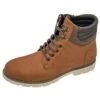 Lloyd & Pryce Mens Libbok Side Zip Combat Boots Camel