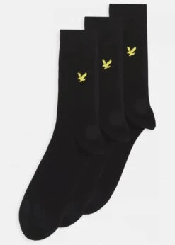 Lyle & Scott Angus 3 Pack Socks Black 7-11UK -Casa Moda Store lyle scott angus 3 pack socks black 7 11uk northern ireland belfast lisburn 812
