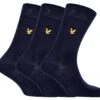 Lyle & Scott Angus 3 Pack Socks Navy 7-11UK -Casa Moda Store lyle scott angus 3 pack socks navy 7 11uk northern ireland belfast lisburn 500