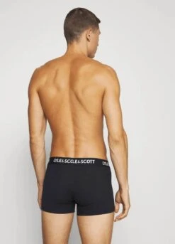 Lyle & Scott Barclay 3-Pack Cotton Men's Boxer Briefs Black -Casa Moda Store lyle scott barclay 3 pack cotton mens boxer briefs black northern ireland belfast 386